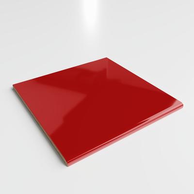 Color Collection Bright Red Pepper 6x6 Single Bullnose - Hover