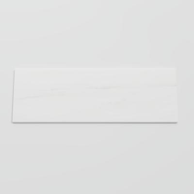 Lassa White MG 3x12 Irregular Bullnose