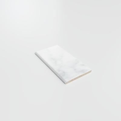 Statuary Wall Bright 3x6 Single Bullnose - Hover
