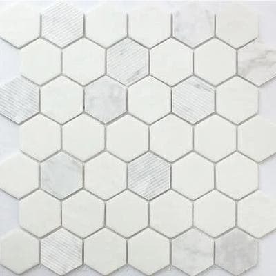 Carrara Hexagon