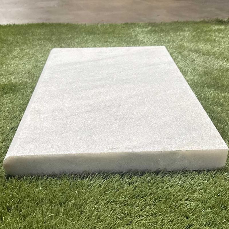 Carrara Equinox Marble 5cm Double Bullnose Pool Coping 16x24 - Image 4