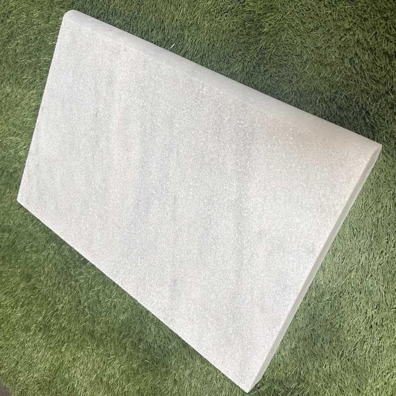 Carrara Equinox Marble 5cm Bullnose Pool Coping 12x24 - Image 7
