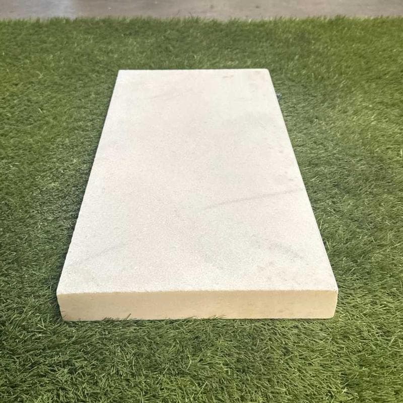 White Marble 5cm Double Modern Pool Coping 16x24 - Image 4