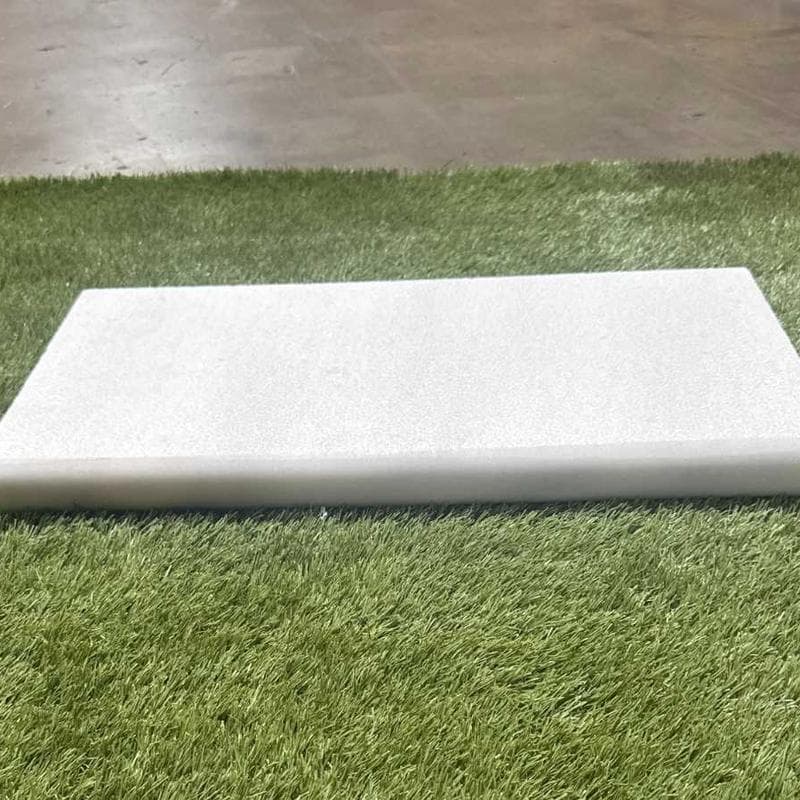 White Marble 5cm Double Bullnose Pool Coping 12x24 - Image 4