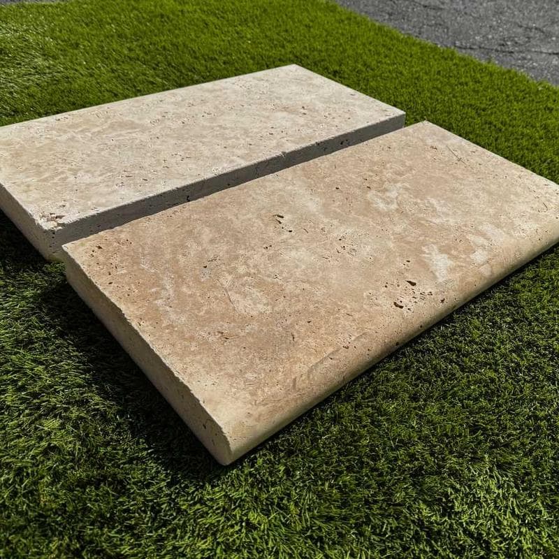 Cordoba Cream 5cm Bullnose Pool Coping 12x12 - Image 4