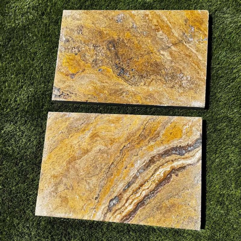 Autumn Leaves 5cm Double Modern Pool Coping 16x24 - Image 7