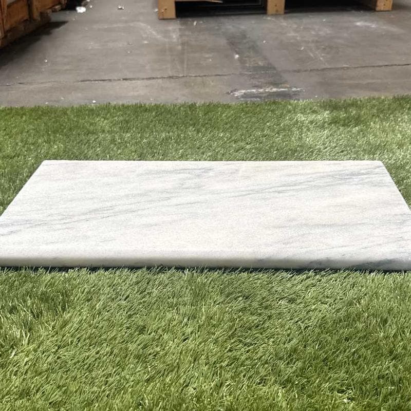 Carrara Equinox Marble 3cm Bullnose Pool Coping 16x24 - Image 6