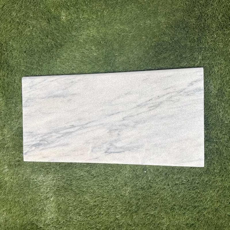 Carrara Equinox Marble 3cm Bullnose Pool Coping 12x24 - Image 7
