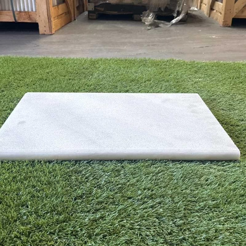 White Marble 3cm Bullnose Pool Coping 12x12 - Image 6