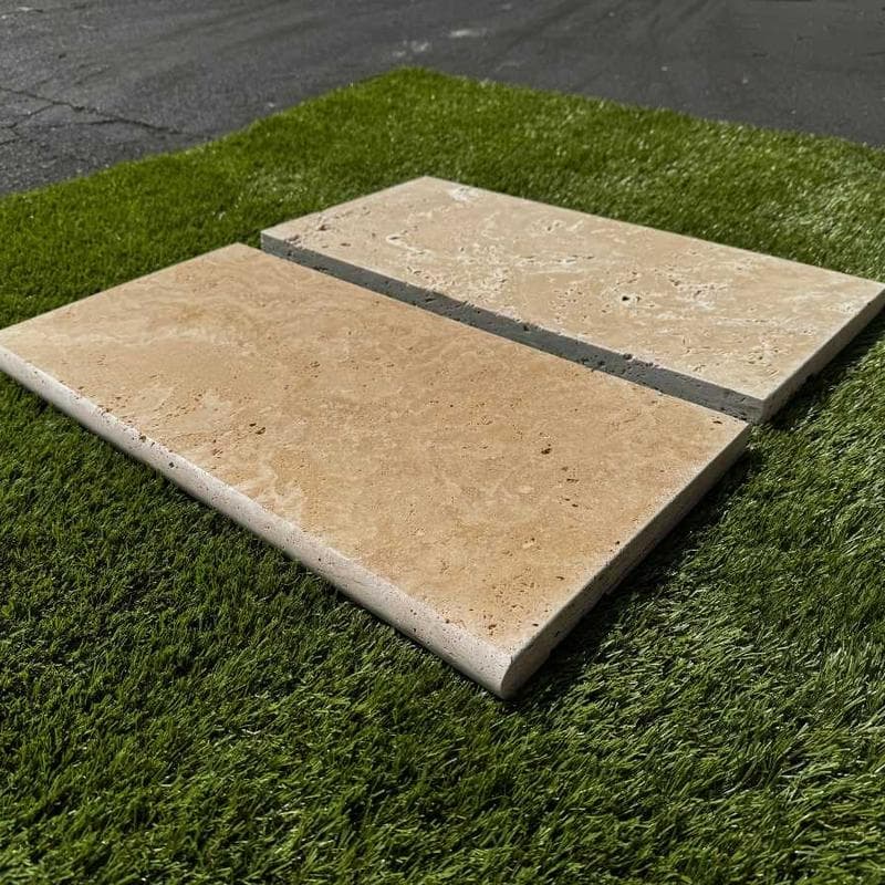 Cordoba Cream 3cm Bullnose Pool Coping 12x12 - Image 5