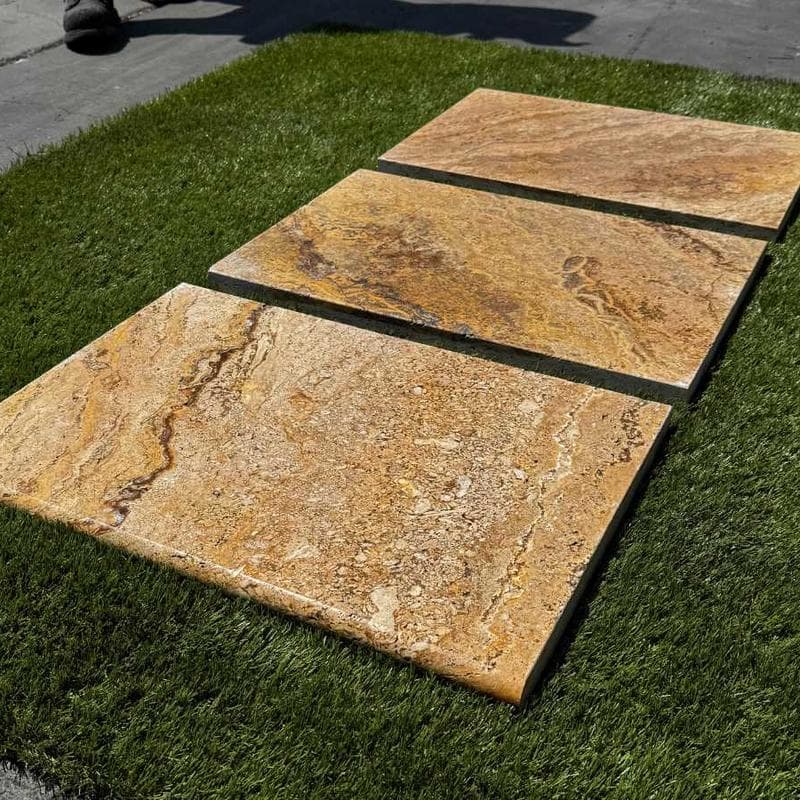 Autumn Leaves 3cm Double Bullnose Pool Coping 12x24 - Image 6