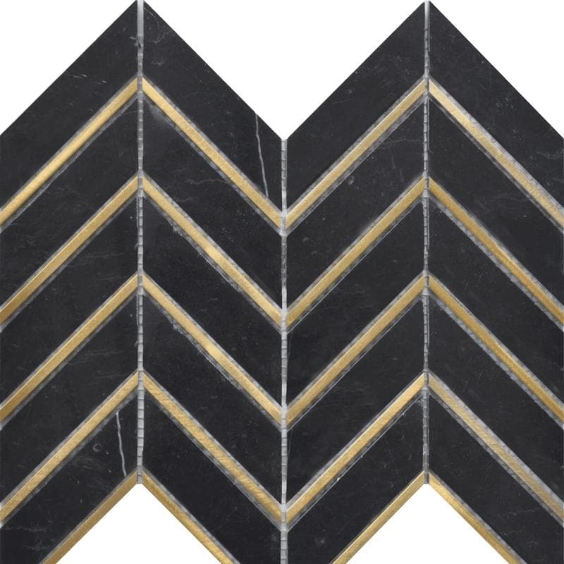Rockart Nero Metal Arrow 10x12 Mosaic - Image 1