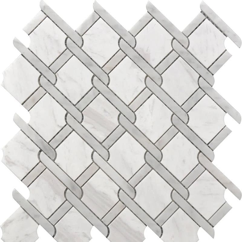 Rockart Medallion GR Marble Mosaic 12x12 - Image 1