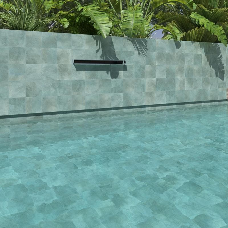 Greenland Teal Bullnose 6x6 Trim - Image 2