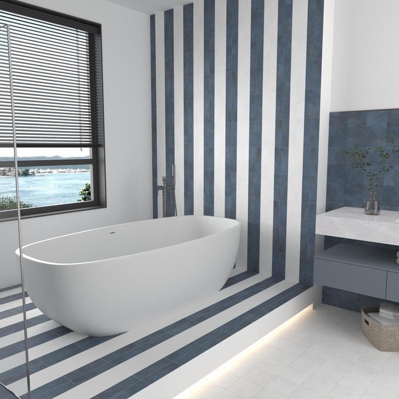 Greenland Cobalt Bullnose 6x6 Trim - Image 2