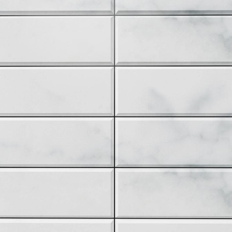 Statuary Wall Bright 4x10 Beveled - Image 1
