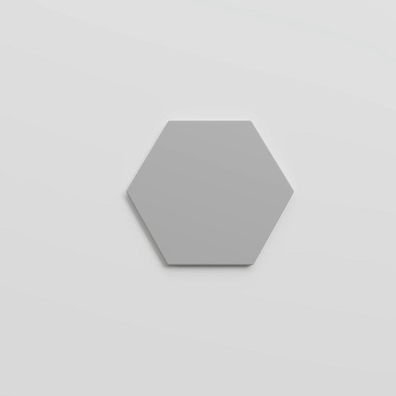 Casablanca Solid Gray 8x9 Hexagon - Image 3