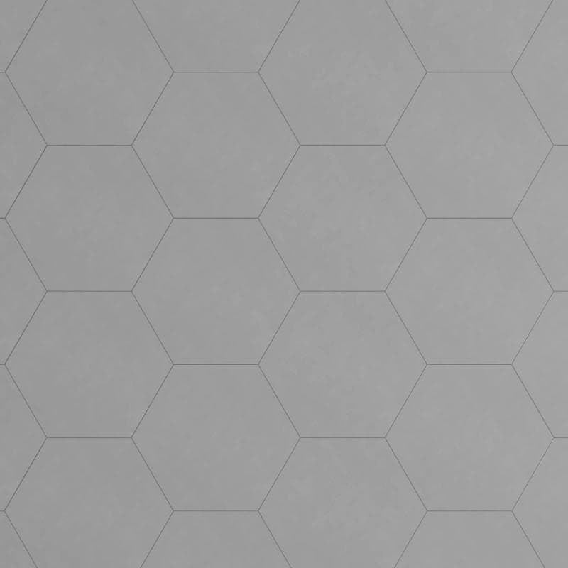 Casablanca Solid Gray 8x9 Hexagon - Image 6