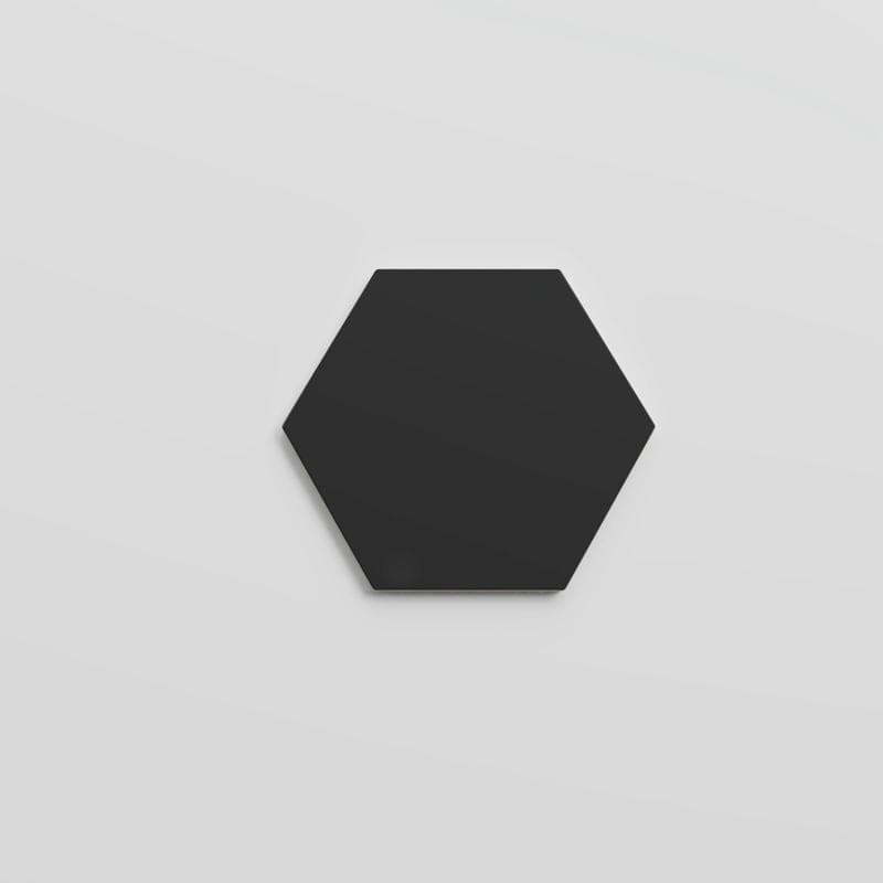 Casablanca Solid Black 8x9 Hexagon - Image 3