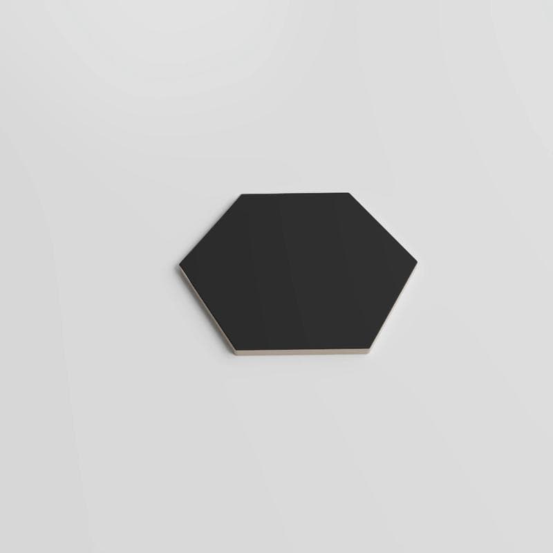 Casablanca Solid Black 8x9 Hexagon - Image 4