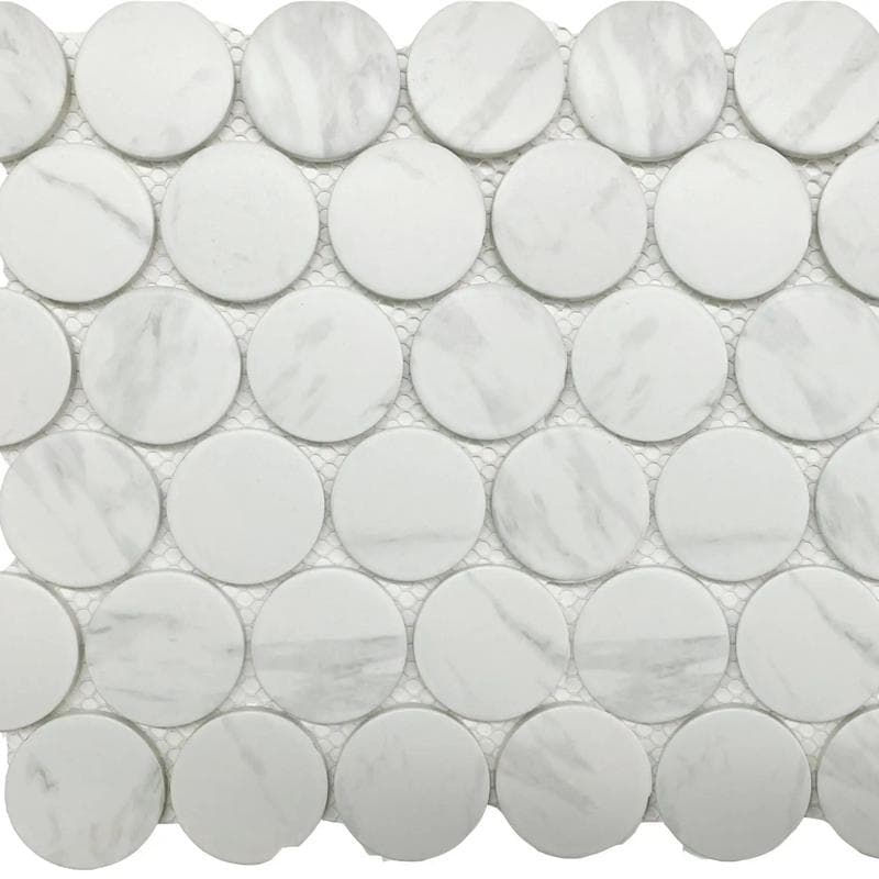 Color Collection Mosaics+ Matte 2 Carrara Dots - Image 1