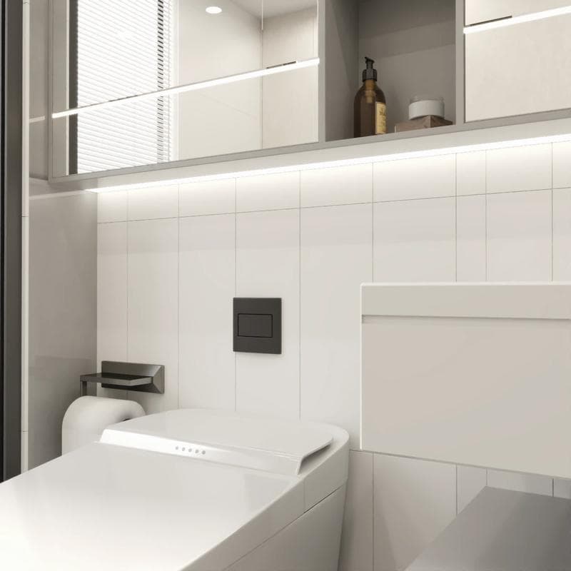 Color Collection Matte White Ice 6x18 - Image 9