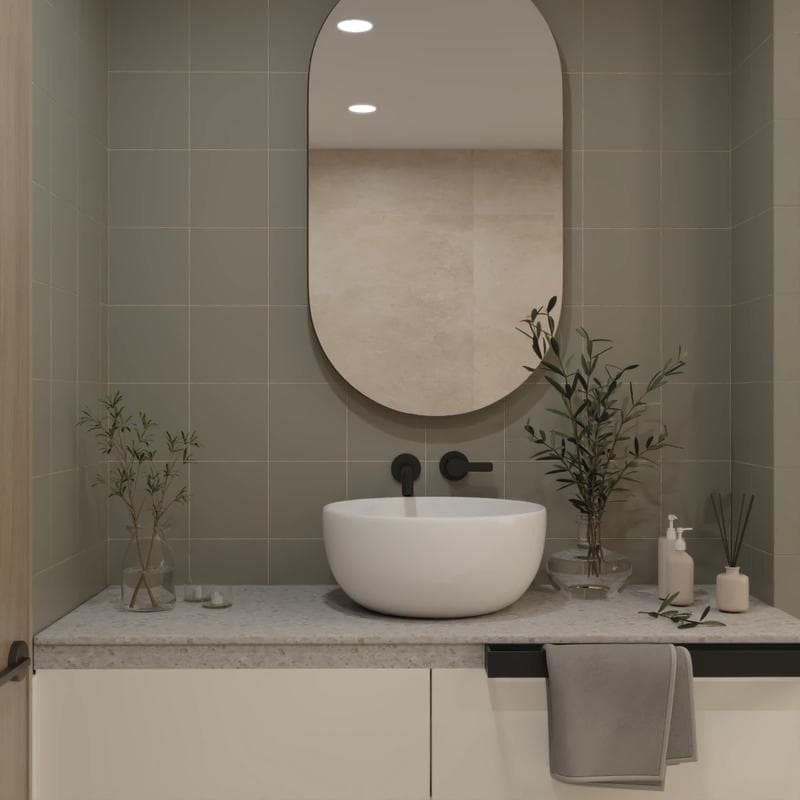 Color Collection Matte Taupe 6x6 - Image 2