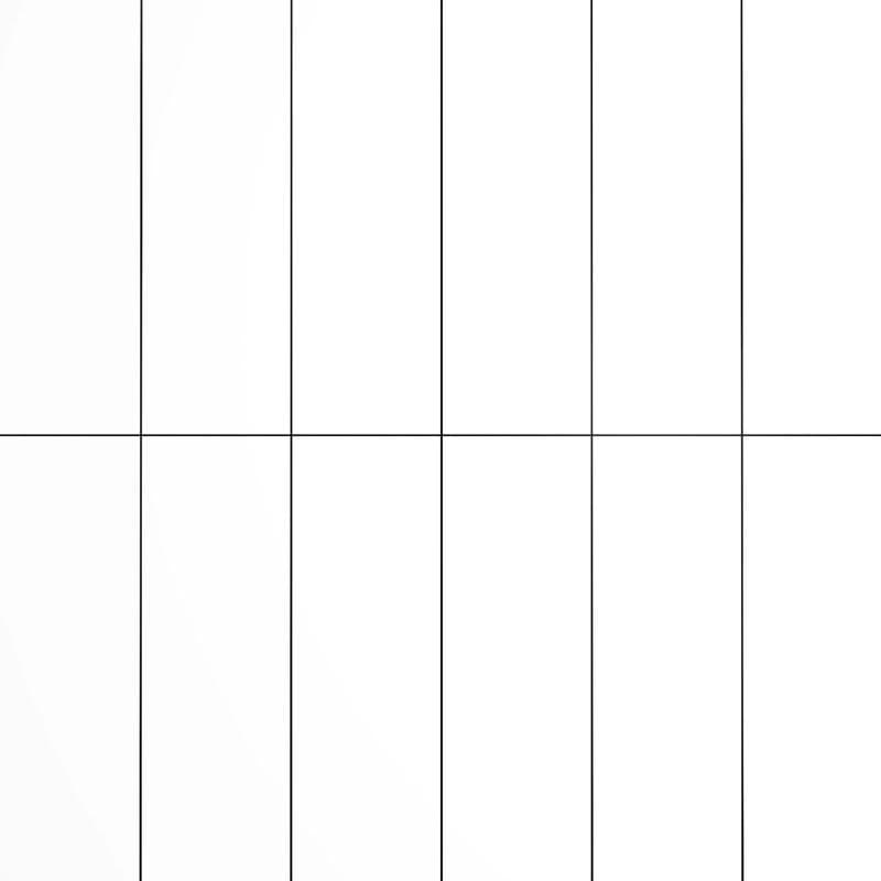 Color Collection Bright White Ice 8x24 - Image 1