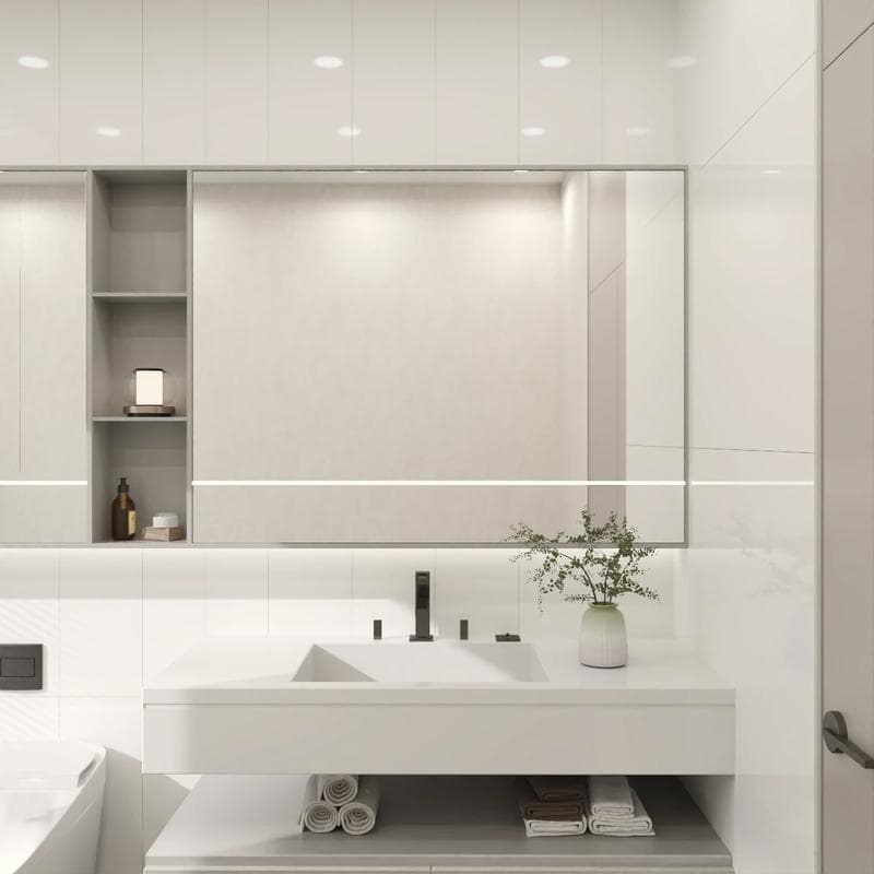 Color Collection Bright White Ice 8x24 - Image 2
