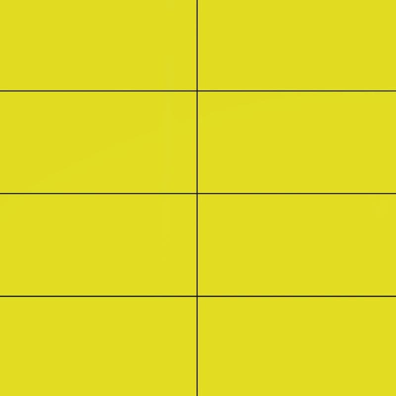 Color Collection Bright Yellow 3x6 - Image 1