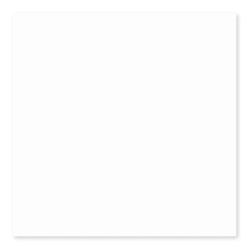 Color Collection Bright Snow White 3x6 Single Bullnose - Image 1