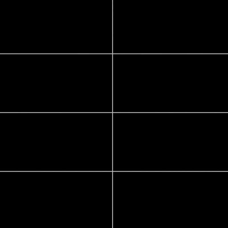 Color Collection Bright Black 3x6 - Image 1