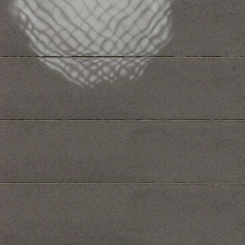 Maiolica Crackled 3x12 Taupe Bullnose - Image 1