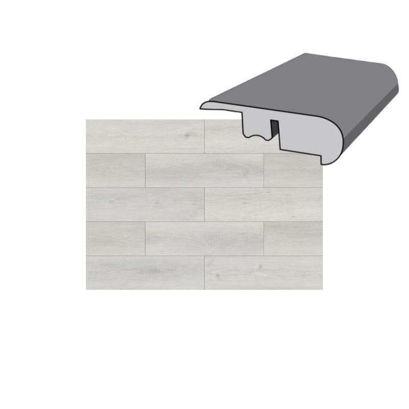 Iris Pearl 20 mil 94 x 1-3/4 Round Stair Nose Luxury Vinyl Plank - Image 1