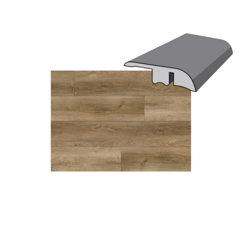 Iris Chestnut 20 mil 94 x 1-3/4 Reducer Luxury Vinyl Plank - Image 1