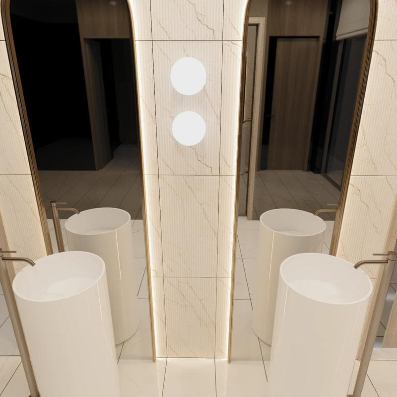 Marble Lincoln White Suite 12x24 R - Image 9
