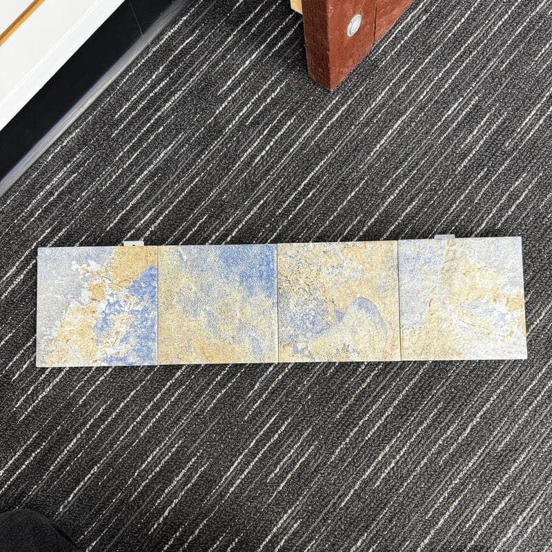 Aquabella Italian Slate Naples 6x6 Porcelain Bullnose Pool Tile (IS-637) - Image 2