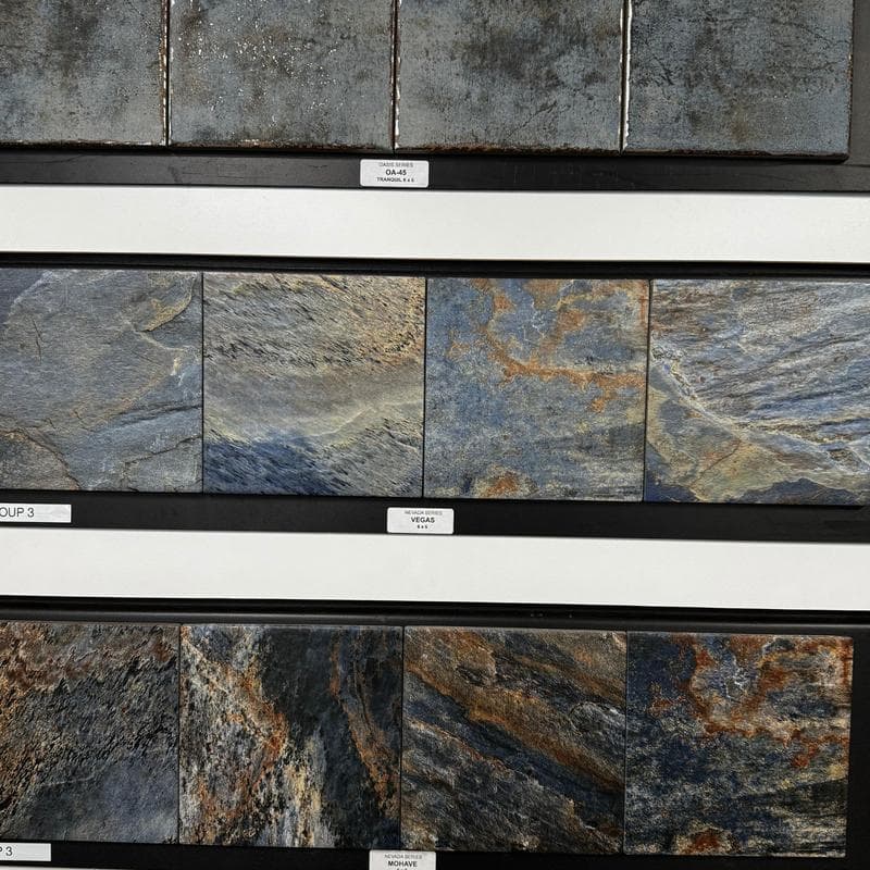 Aquabella Nevada Vegas 6x6 Porcelain Bullnose Pool Tile - Image 2