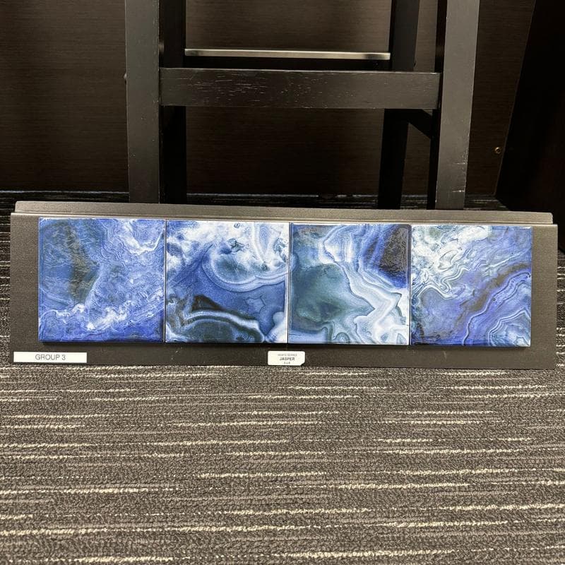Aquabella Agate Jasper 6x6 Porcelain Bullnose Pool Tile - Image 2