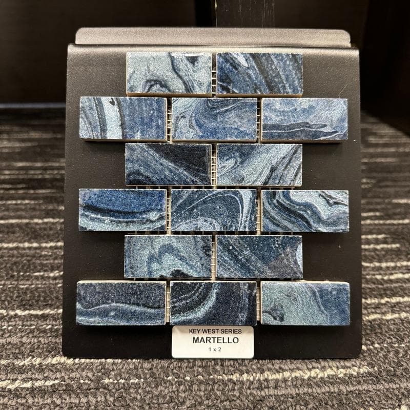 Aquabella Key West Martello 1x2 Porcelain Mosaic 12"x12" Pool Tile - Image 14