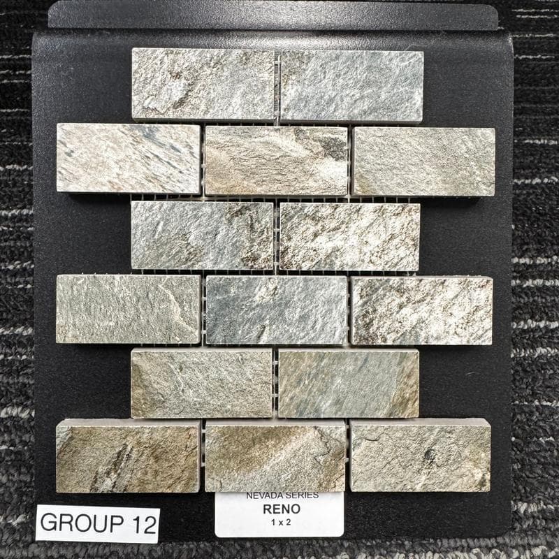 Aquabella Nevada Reno 1x2 Porcelain Mosaic 12"x12" Pool Tile - Image 13