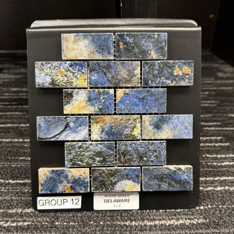 Aquabella Rivers Delaware 1x2 Porcelain Mosaic 12"x12" Pool Tile - Image 15