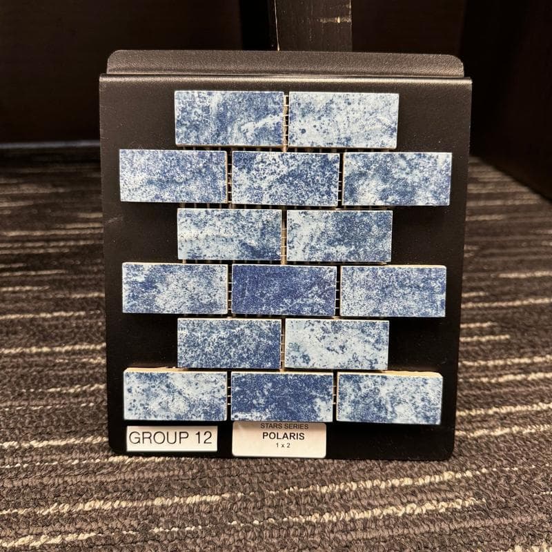 Aquabella Stars Polaris 1x2 Porcelain Mosaic 12"x12" Pool Tile - Image 14