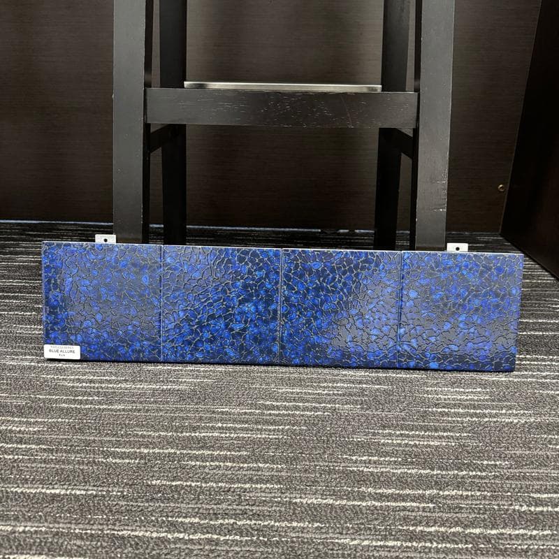 Aquabella Timeless Blue Allure 6x6 Porcelain Bullnose Pool Tile - Image 2