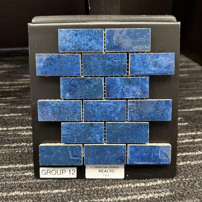 Aquabella Venetian Realto 1x2 Porcelain Mosaic 12"x12" Pool Tile - Image 13