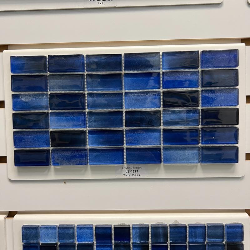 Aquabella London Victoria 1x2 Glass Mosaic 12"x12" Pool Tile (LS-1277) - Image 14