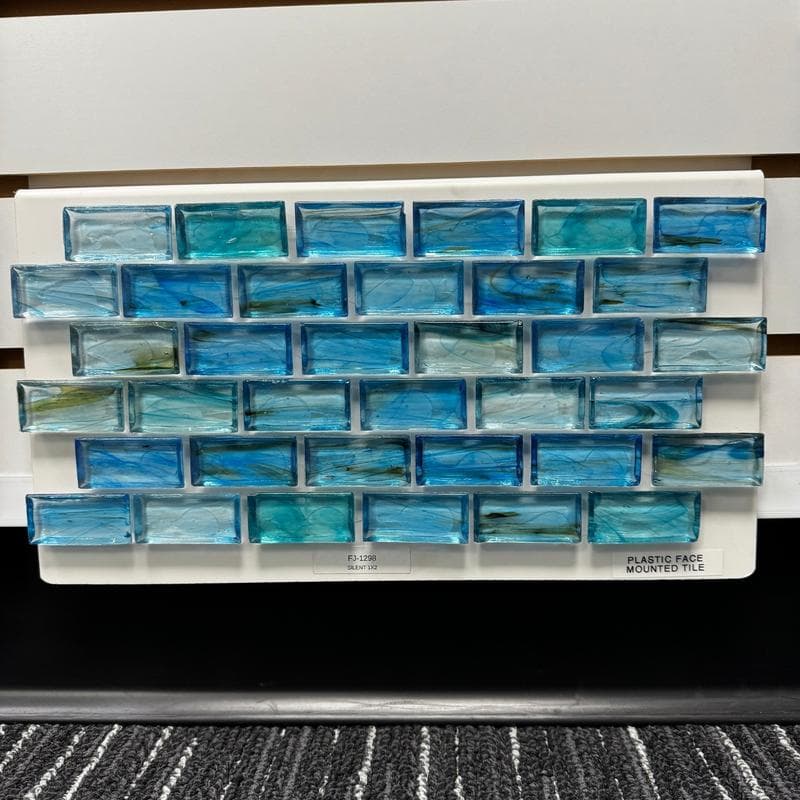 Aquabella Fjord Silent 1x2 Glass Mosaic 12"x12" Pool Tile (FJ-1298) - Image 14