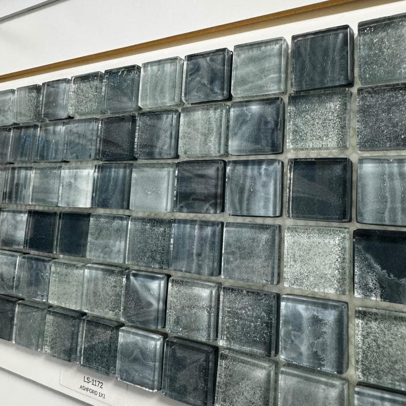 Aquabella London Ashford 1x1 Glass Mosaic 12"x12" Pool Tile (LS-1172) - Image 3