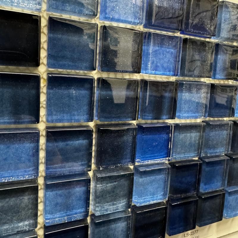 Aquabella London Victoria 1x1 Glass Mosaic 12"x12" Pool Tile (LS-1177) - Image 3