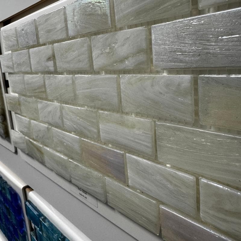 Aquabella North Seas Caspian 1x2 Glass Mosaic 12"x12" Pool Tile (NS-1213) - Image 16
